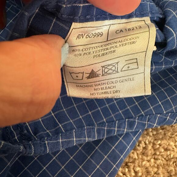 Antigua Blue/White Univ. of Florida Gators Logo, Long Sleeve Button Down- S - Picture 4 of 9